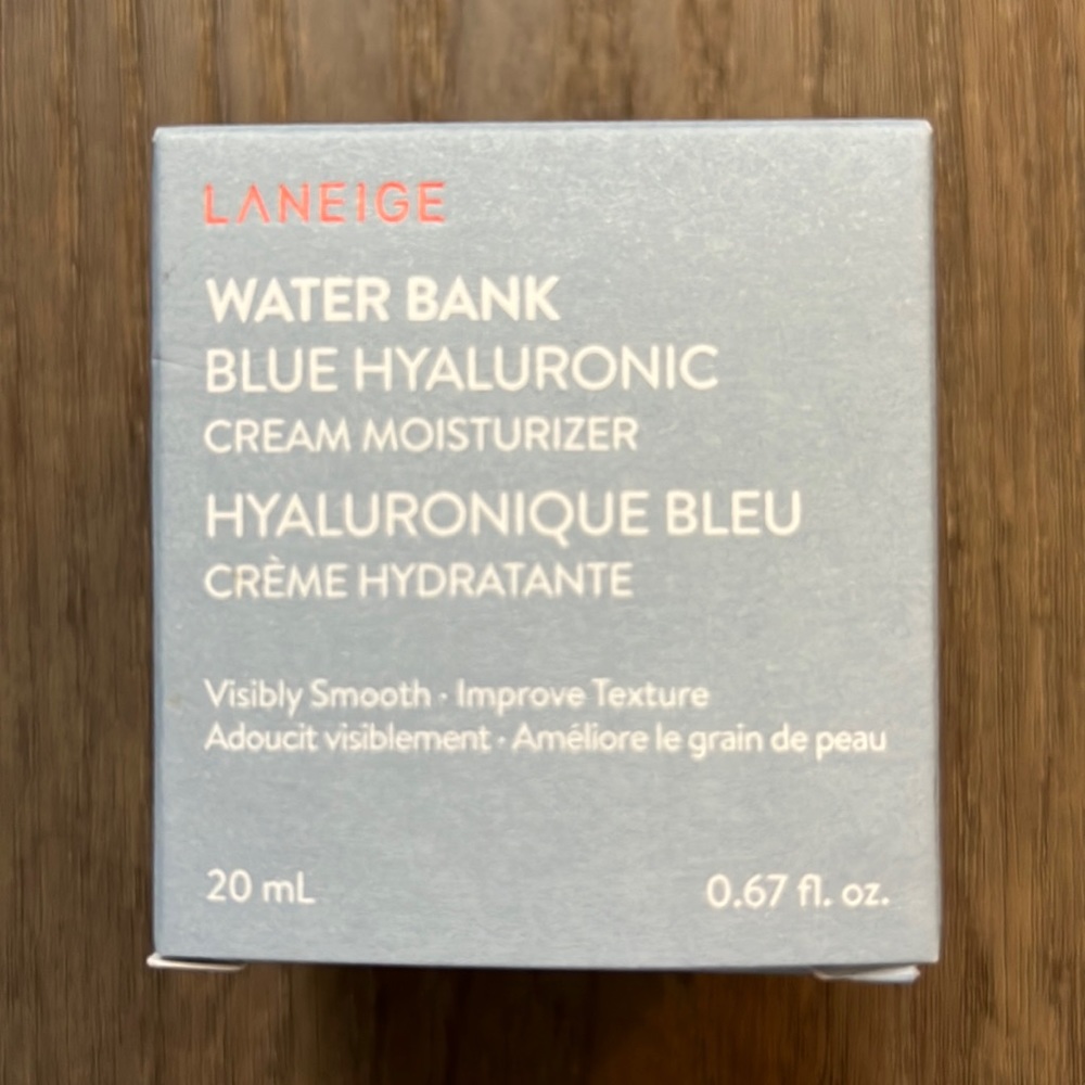 Laneige Water Bank Blue Hyaluronic Cream Moisturizer- 20mL